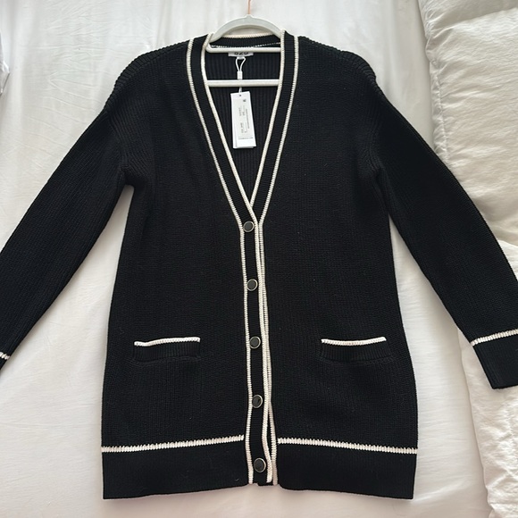 525 America Tipped Oversized Cardigan - Picture 5 of 8